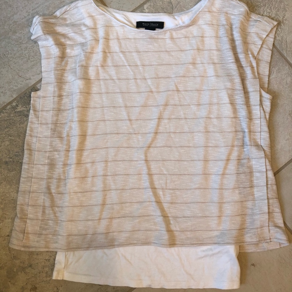 White House Black Market layered top